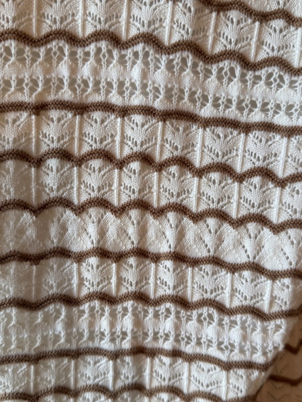 Cream Crochet V‑Neck Spaghetti‑Strap Midi Dress — Timeless Summer Knit - Picture 8 of 8